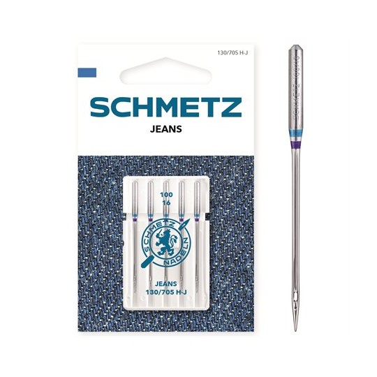 schmetz - symaskinenåle - jeans 5 x 100