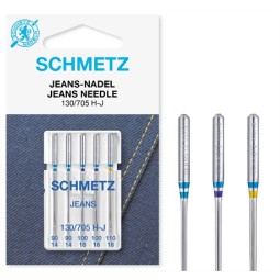schmetz - symaskinenåle - jeans 5 blandet