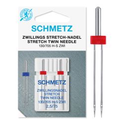 schmetz - symaskinenåle - zwillings-stretch_2-5x75